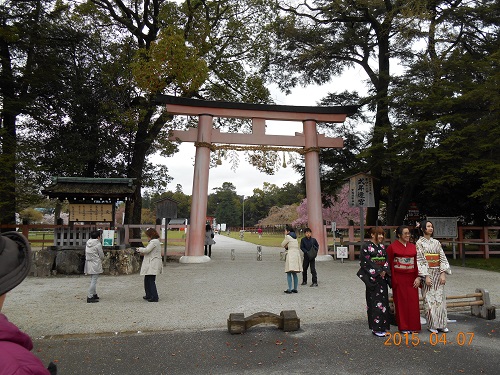 上賀茂神社の大鳥居